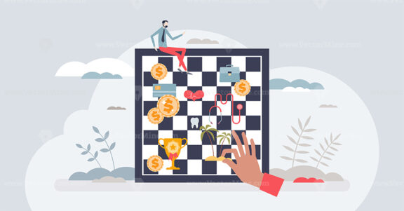 Negotiate salary and ask boss for more money or benefits tiny person concept