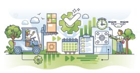 Operational excellence or OpEx strategy for efficiency outline concept
