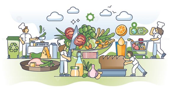 Organic cooking workshop and develop food preparation skills outline concept