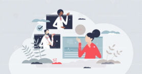 Patient centered care with precise patient communication tiny person concept