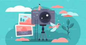 Photographer vector illustration