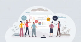 Product design as imagining and creating products brand tiny person concept