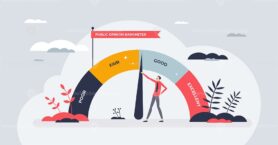 Reputation management with PR public opinion analysis tiny person concept