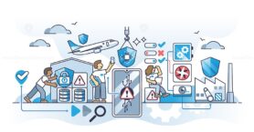 Risk mitigation or data safety management with secured system outline concept