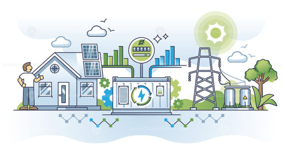 Solar energy inverters for nature friendly power system outline concept