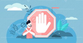 Stop sign vector illustration