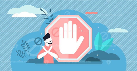 Stop sign vector illustration
