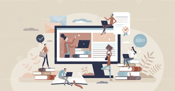 Study as knowledge learning for students in university tiny person concept