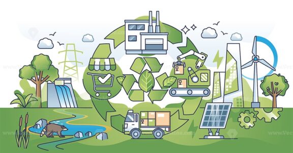 Sustainability in supply chain with ecological logistics outline concept