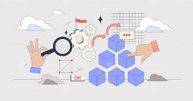 System analysis and design for efficiency tiny person neubrutalism concept