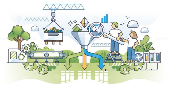 Value stream mapping for effective and lean manufacturing outline concept