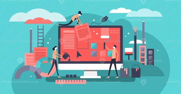 Web design vector illustration
